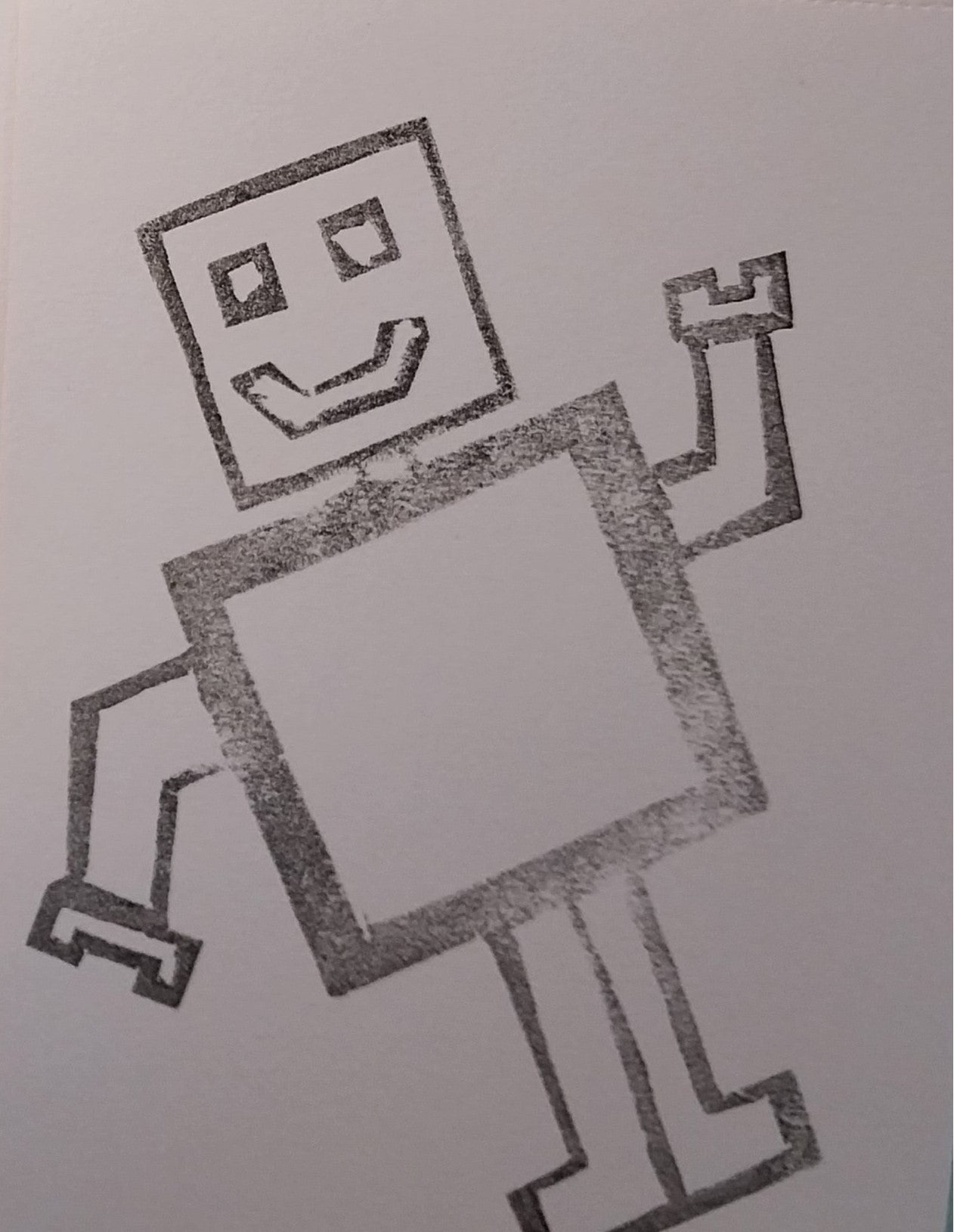 Robot Colouring Sheet