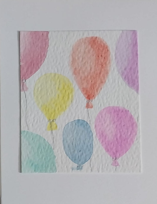 Birthday Cards - Balloons